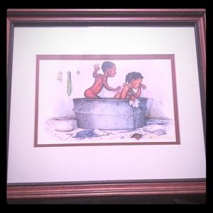 This Picture does not do this framed art justice.